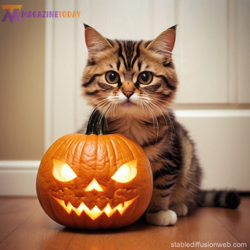 Pumpkin Cat